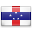vlag Antillen (voormalig Nederlands)